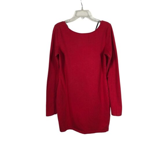 Forever 21 Women’s Large Red Long Sleeve Blouse - Picture 1 of 3